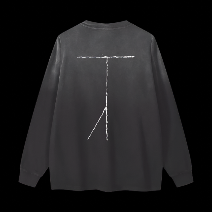 Strange Vintage Washed Long Sleeve Tee