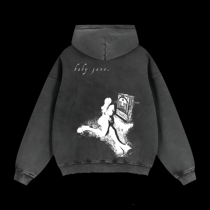 Strange Boxy Zip Hoodie