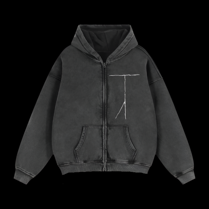 Strange Boxy Zip Hoodie