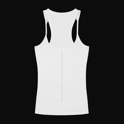 Vinyl Slim Fit Ribbed Tank