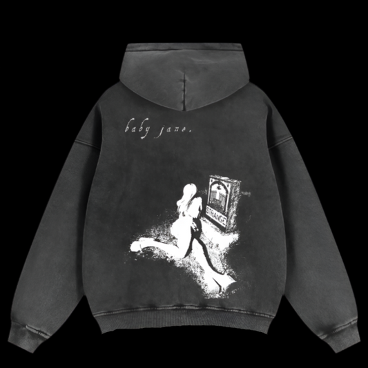 Strange Zip Boxy Hoodie