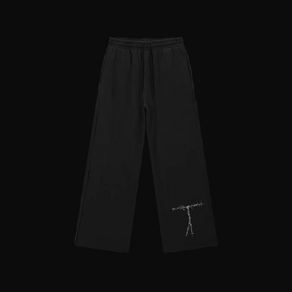 Terem Snow Washed Raw Edge Sweatpants