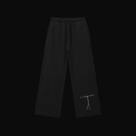 Terem Snow Washed Raw Edge Sweatpants